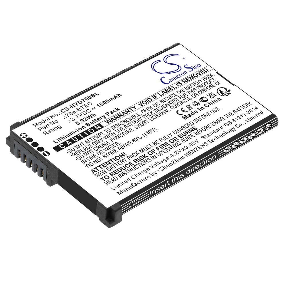 BATTERIE 1600mAh Type 70e-BTEC 60S-BATT-1 For Honeywell Dolphin 60S 70E 75E