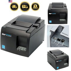USB Thermal Receipt Printer with Device and Mfi USB Ports, Auto-cutter, and I…
