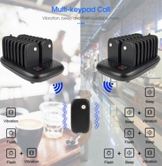 Retekess TD175 Restaurant Pager System Queuing 16 Buzzer For Snack Stand Eatery