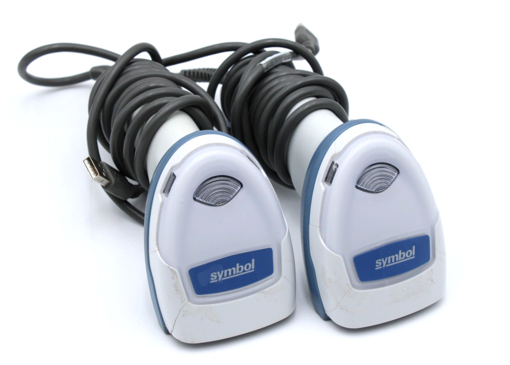 Symbol DS4308-HC0000BZZWW 1D/2D Barcode Scanner w/USB Cable *Lot of 2*