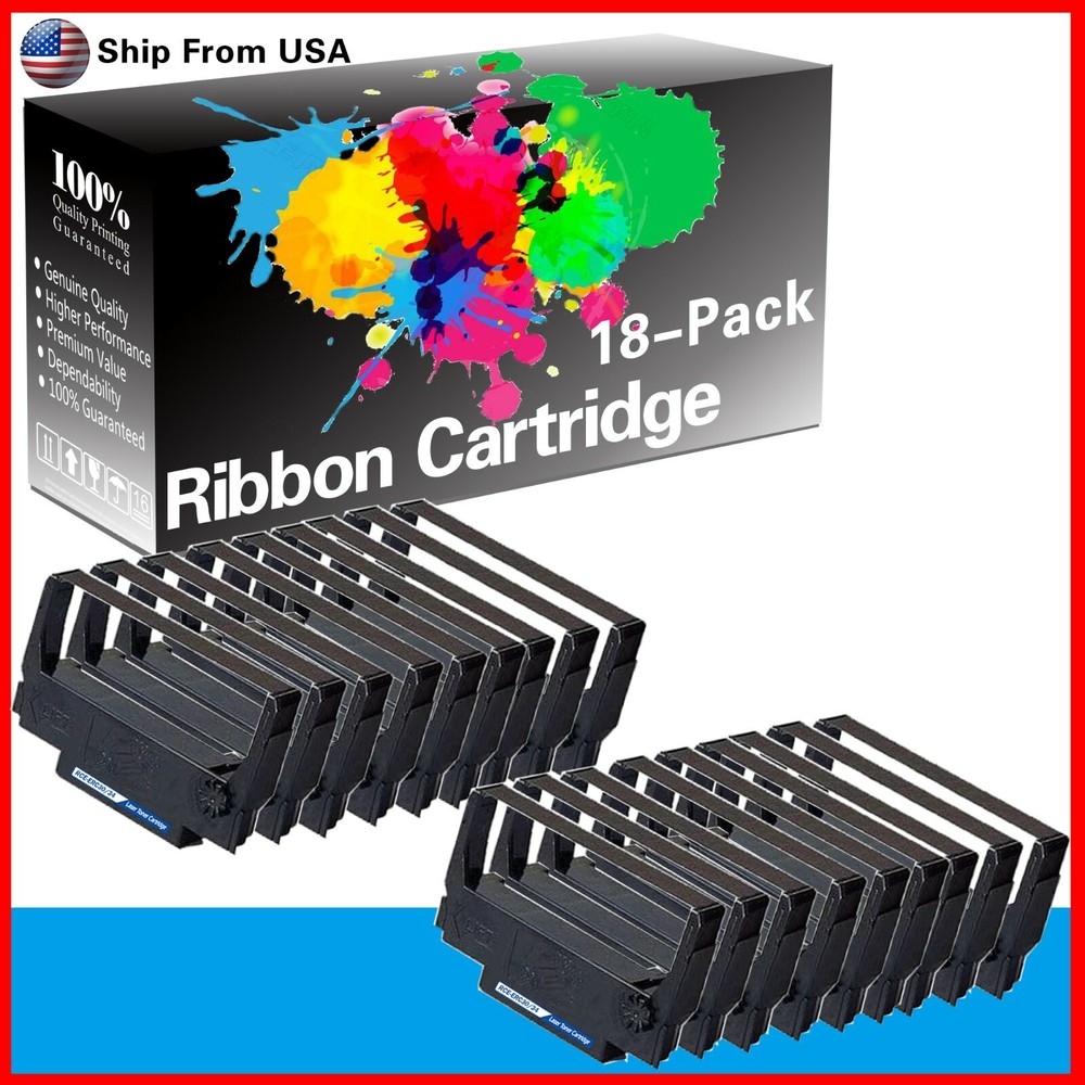 18PCS Purple Compatible ERC-30 34 38 Ribbon for M115A