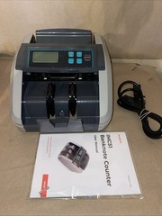 MUNBYN Money Counter Machine Bill Counter UV MGIR Counterfeit Detection USD Only