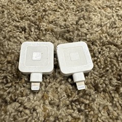 Square Magstripe Swiper Credit Card Reader Apple Flat Connecter USED X 2
