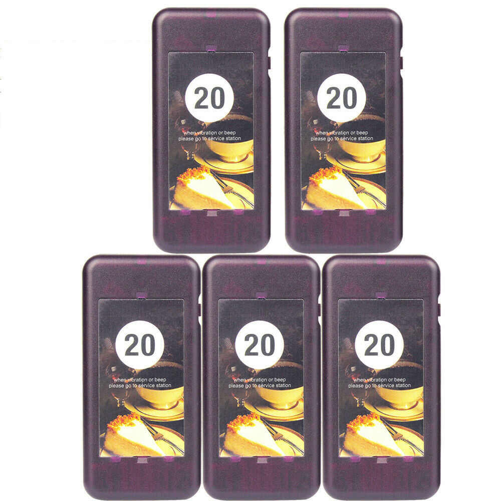 Retekess Wireless Restaurant Pager System 5 Buzzer for T111/T112 Food Court Cafe