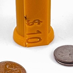 COIN COUNTING TUBES FAST WRAP PENNY NICKEL DIME QUARTER USA /3d printed