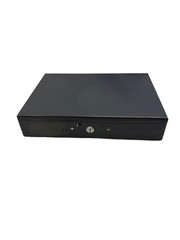 Cash Box Gray Steel Low-Profile No Key 10.25 L x 7 W x 2 D