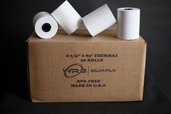 WRB Supply Thermal Paper Rolls 2 1/4 x 85 ft. (50 rolls /case)