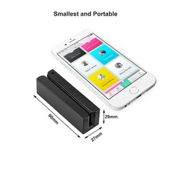 USB Magnetic Credit Card Reader 3 Tracks Mini Smart Card Swipe Device MSR605 MSR