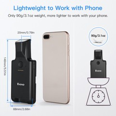 Eyoyo 2D Barcode Scanner Wireless Bluetooth Back Clip Reader for Android Phone