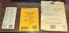 Royal Alpha 600/Beta 8000 Electronic Typewriter Ribbon Film and correction tape