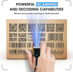 Corded Ring Barcode Scanner for Zebra WT6000 WT6300 WT60A0 WT63B0 Wrist Wearable