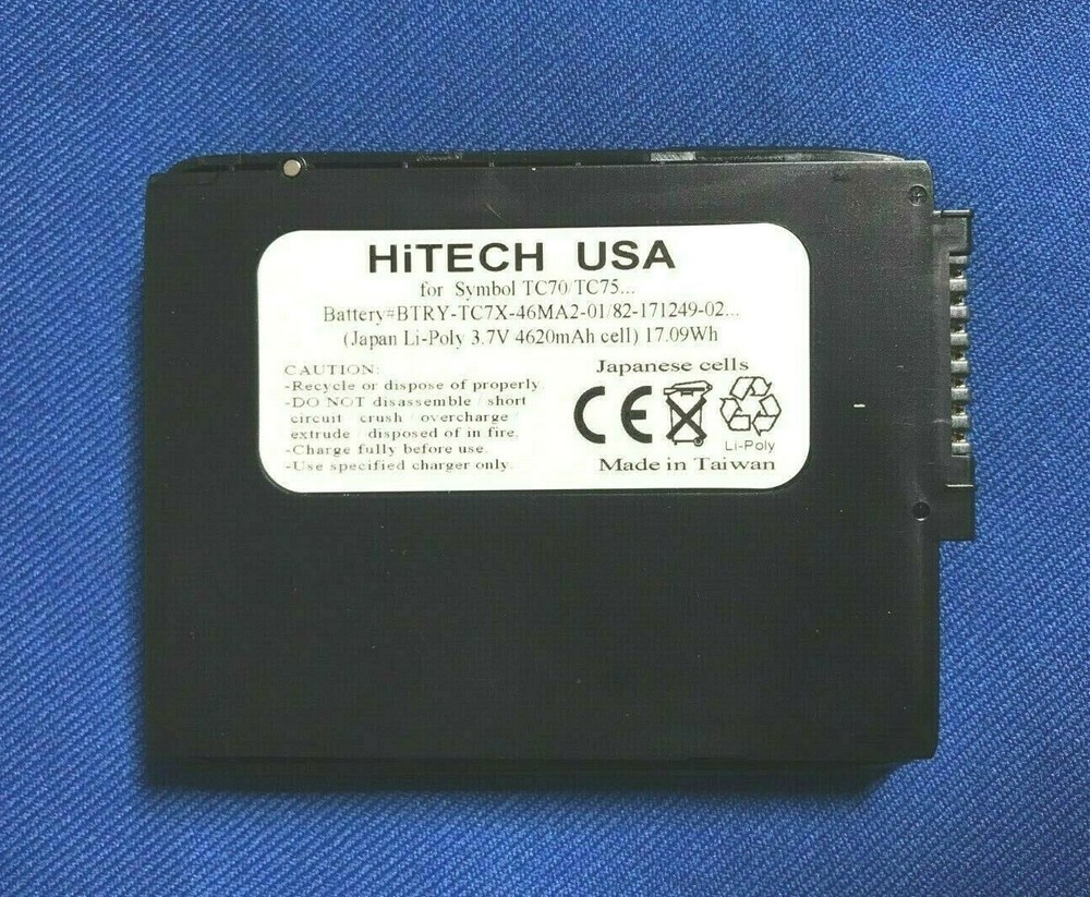 Hitech(Fresh Japan Li3.7v4620mAh)For Symbol/Motorola TC70/TC75…#82-171249-02..