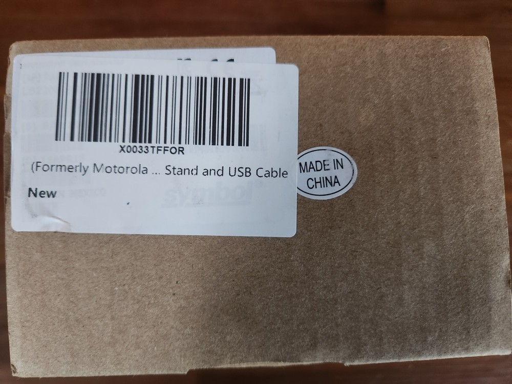 formerly motorola barcode scanner stand and usb cable F2