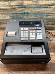 Sharp XE-A107 Cash Register w/ Power Cord – No Key