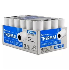 Member&rsquo;s Mark Thermal Receipt Paper Rolls, 2 1/4&Prime; X 50&prime; 48 Rolls – Free Shipping