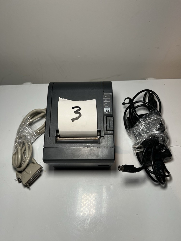 EPSON TM-T88IIIP M129C Parallel THERMAL POS RECEIPT PRINTER with PS + Prl cable