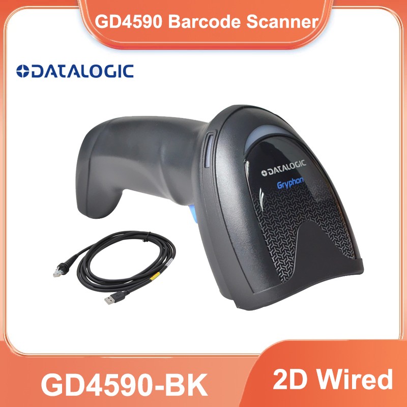 Datalogic Gryphon GD4590-BK Handheld 2D/1D Wired Barcode Scanner with USB Cable