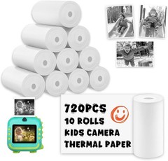 720Pcs Thermal Paper for Kids Camera Instant Print, 57x25mm 10PCS