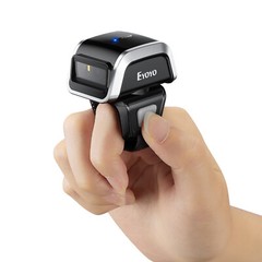 Wearable Finger Ring 2D QR Code Scanner Inventory Barcode Reader for iPad iPhone