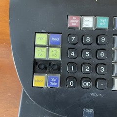 Royal Alpha 1000ML Cash Register Cash Management -For Parts- Untested