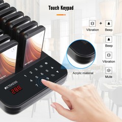 Retekess TD173 Restaurant Pager System Guest Queuing 20 Buzzers Food Truck Club