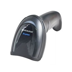 Datalogic Gryphon GD4590-BK-B 2D QR Code Barcode Scanner Reader USB Cable & Base