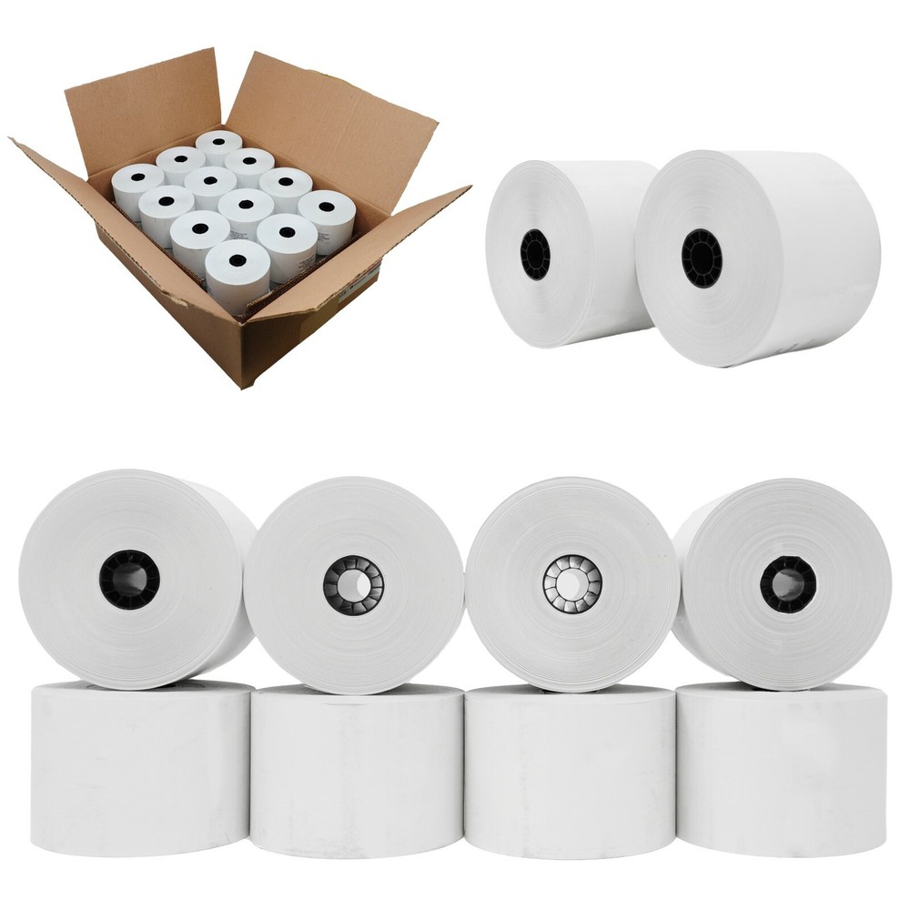 (24 Rolls) 2 5/16 x 356 Thermal Paper Rolls – BPA Free rolls Pay at The Pump