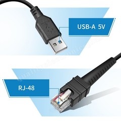 Coiled Cable CAB-3600-UNC3 3M For Zebra DS8108 DS8178 LI3608 LI3678 Scanner New