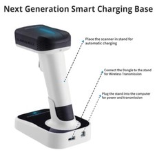 ScanAvenger Wireless Portable 1D&2D with Stand Bluetooth Barcode Scanner