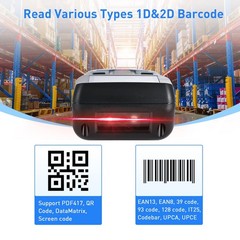 Inventory Scanner, Wireless Barcode Scanner 1D&2D&PDF417 Portable Handheld QR…