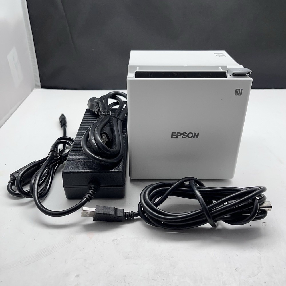 White Epson TM-M30II-NT M362C Point Of Sale 3&Prime; Thermal Receipt Printer Ethernet