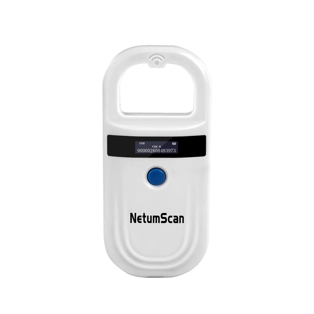 NetumScan Upgraded Pet Microchip Reader Scanner, 256 Data Storage Pet Chip ID…