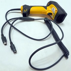 SYMBOL DS3408 SF20005R HANDHELD BARCODE SCANNER W/ KEYBOARD WEDGE 4.5-5.5V DC