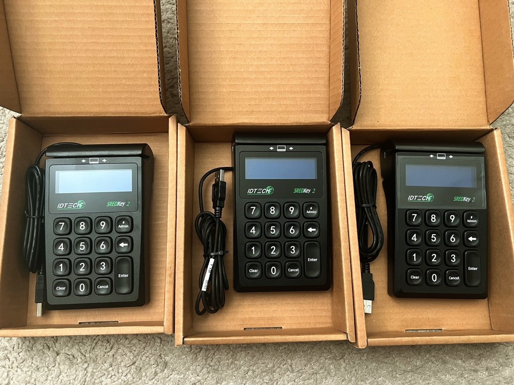 ID Tech SREDKey 2 Key Pad with MSR USB KB Enhanced IDSK2-534E