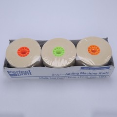 Perfect Print Adding Machine Paper Rolls by Green Tree 2 1/4&Prime; x 2 3/4&Prime; x130&prime;