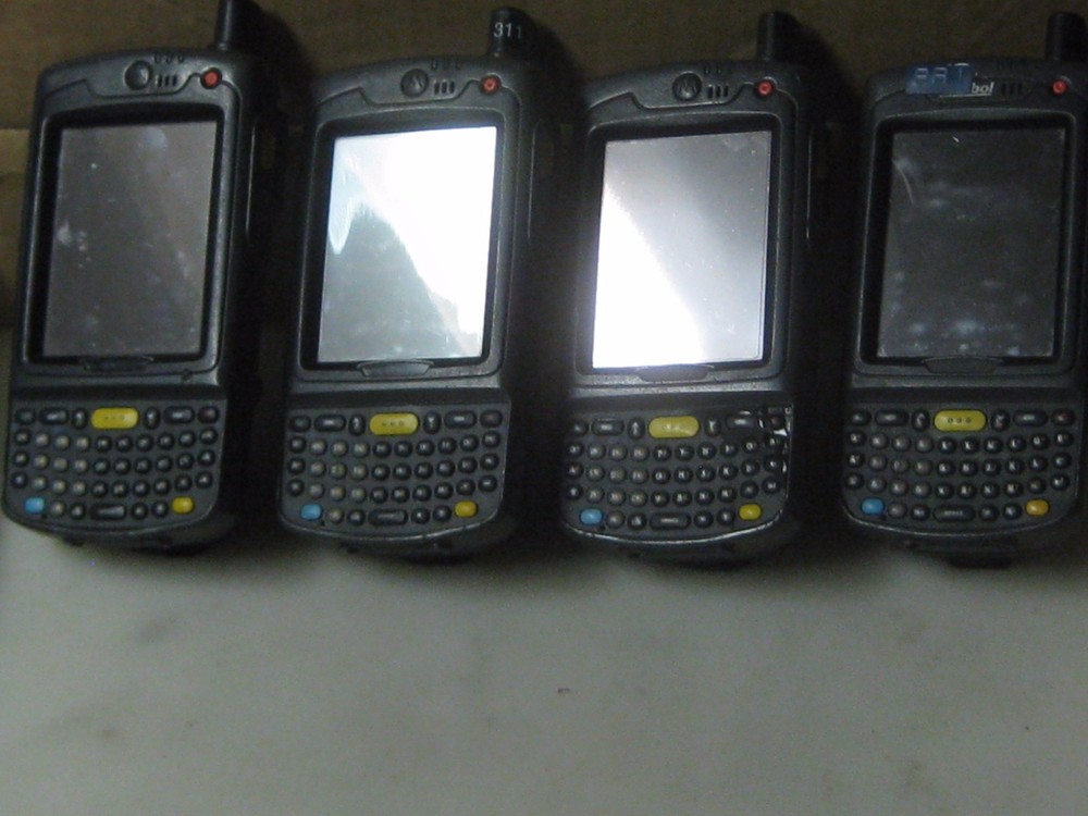 Lot of 4 SYMBOL Motorola MC7094-P2CDJQHA83R MC7094-P2CDJQHAAWR Barcode Scanner