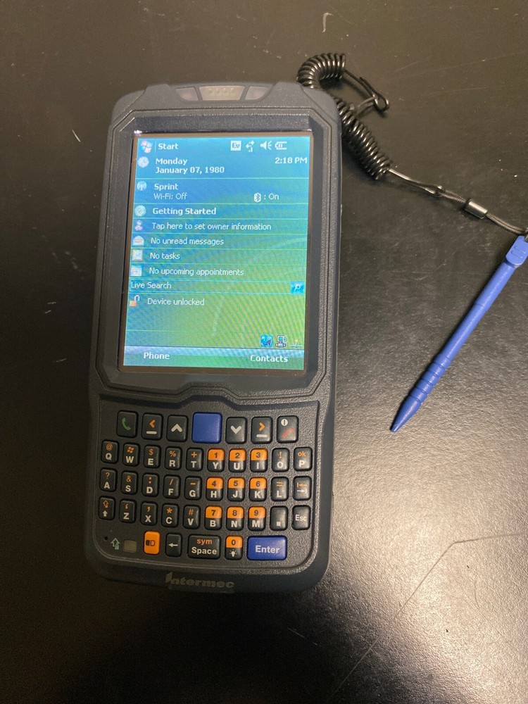 Intermec CN50 PDA CN50AQU1EN20 CN50AQU1EN21 1D/2D PDA WiFi barcode scanner NICE!