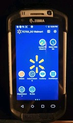 Zebra TC70 / TC70L Touch Computer Barcode Scanner Loaded With Walmart Software