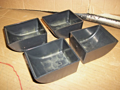 4 Cash Register Cash/Money Drawer Plastic Coin Inserts/Change Bins