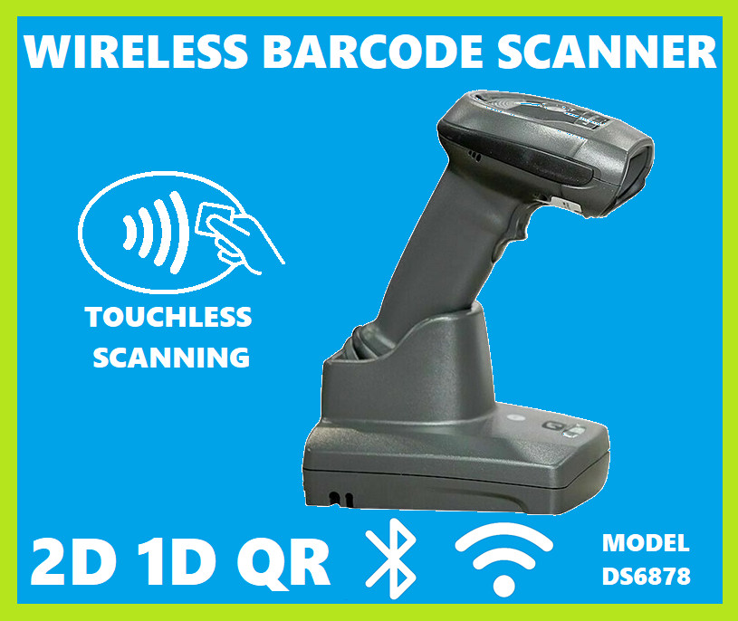 Motorola Symbol DS6878 Wireless 2D Barcode Scanner Kit with Touchless Cradle!🔥⭐
