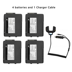 New Zebra Battery Charger & Batteries TC70 TC75 TC77 TC7X SAC-TC7X-4BTYPP-01