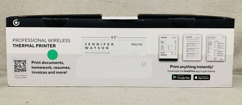 Core Innovation Professional Wireless Thermal Printer Bluetooth CTP100LG