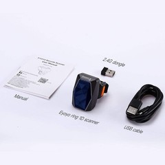Eyoyo 1D Bluetooth Wearable Ring Barcode Scanner, Portable Mini Finger Bar Co…
