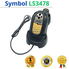 Symbol FZ LS3478 Barcode Scanner w/STB3478 Cradle & USB Cable – 1 YEAR WARRANTY!