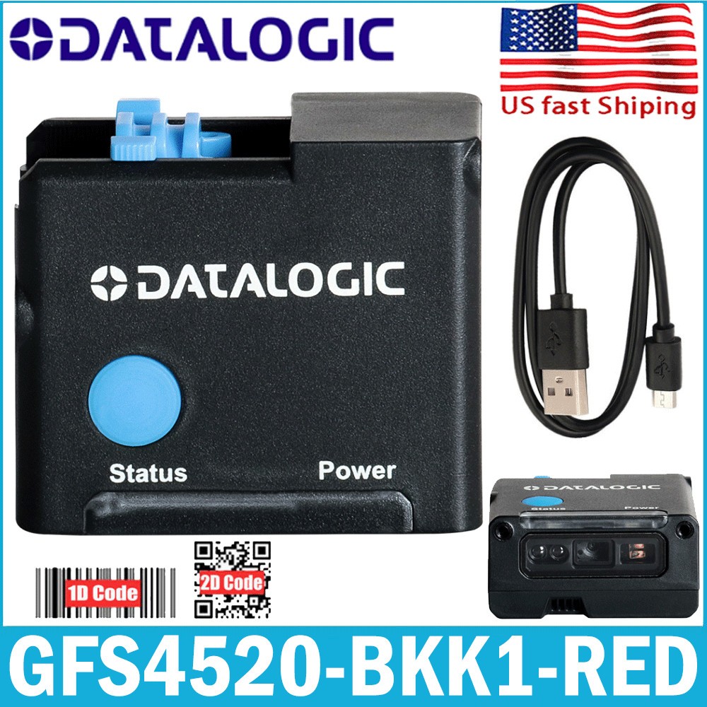 Datalogic GFS4520-BKK1-RED Gryphon 4500 Fixed Series 2D Barcode Scanner USB Kit