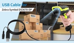 For Zebra DS3678 DS3678-SR DS3678-DP LI3608 LI3678 CBA-U42-S07PAR USB Cable 3M