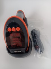 Tera Barcode Scanner Wireless with Screen: Pro Version 1D 2D QR with Setting Key