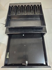 Epsilont EPS-410 Cash Drawer, Printer Driven – Black