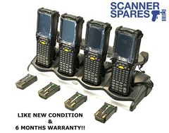 LOT OF 4 Symbol MC9190-GJ0SWEQA6WR 1D Windows Mobile 6.5 & Charger Scanner