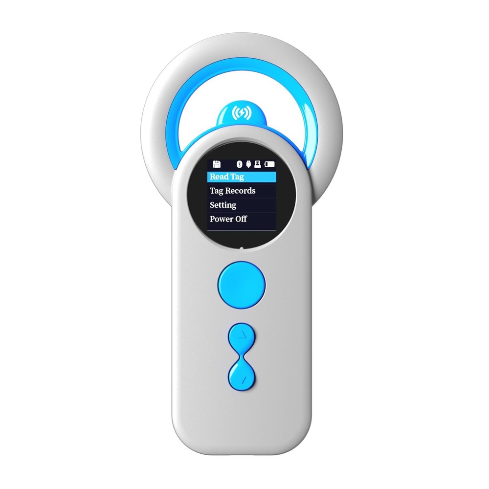 Bluetooth Pet Microchip Scanner Reader RFID EMID, 3-in-1 Portable Pet Chip Sc…